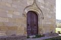 Gonnostramatza: chiesa campestre di San Paolo di Serzela: portale di ingresso