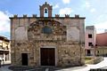 Guspini: chiesa di Santa Maria di Malta: la facciata prima del restauro