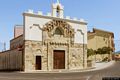 Guspini: chiesa di Santa Maria di Malta: veduta da sinistra