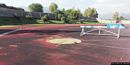 Guspini-Stadio sportivo Comunale: la pedana per il lancio del peso