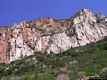 Iglesias: veduta delle montagne dalla strada che percorre l’interno