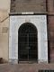 Ittiri: chiesa di San Francesco: lastre con il nome dei Caduti al lati dell’ingresso del campanile