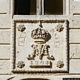 Ittiri: chiesa di Nostra Signora di Monserrat: bassorilievo con emblema della Vergine