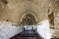Ittiri: chiesa cistercense di Nostra Signora di Coros: interno verso il presbiterio