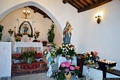 Jerzu-Chiesa campestre di Nostra Signora delle Grazie: interno in occasione della festa