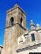 Laconi: chiesa parrocchiale di Sant’Ambrogio: torre campanaria