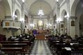 Laconi: chiesa parrocchiale di Sant’Ambrogio: interno verso il presbiterio