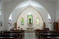 Laconi: chiesa di Sant’Antonio Abate: interno verso il presbiterio