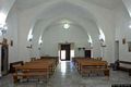Laconi: chiesa di Sant’Antonio Abate: interno verso il portale di ingresso