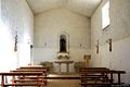 Laconi: chiesa campestre di San Daniele: interno verso il presbiterio
