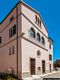 La Maddalena-Moneta: facciata della chiesa dedicata all’Agonia di Nostro Signore Gesù Cristo