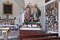 La Maddalena: chiesa della Santissima Trinità a Collo Piano: particolare dell’interno La Maddalena: chiesa della Santissima Trinità a Collo Piano: particolare dell’interno