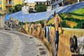 Loceri-Il murale che rappresenta l&rsquo;agricoltura e le altre attivit  del paese