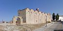 Mandas-ex Convento di San Francesco: esterno dei locali con Biblioteca e Ostello Comunale