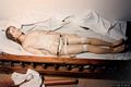 Marrubiu: chiesa parrocchiale di Nostra Signora di Monserrat: statua della Madonna dormiente