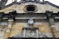 Masullas: chiesa di Nostra Signora delle Grazie: particolare della facciata
