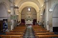 Masullas: chiesa di Nostra Signora delle Grazie: interno verso il presbiterio