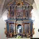 Masullas: chiesa di Nostra Signora delle Grazie: il retablo ligneo di Mattia Canopia