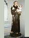 Meana Sardo-chiesa di San Salvatore: statua di Sant’Antonio da Padova con il Bambino