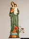 Meana Sardo-chiesa di San Francesco Saverio: statua della Madonna col Bambino