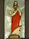 Meana Sardo-chiesa di San Lussorio: statua sopra l’altare maggiore