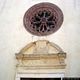 Milis: chiesa parrocchiale di San Sebastiano Martire: il portale e il rosone Milis: chiesa parrocchiale di San Sebastiano Martire: il portale e il rosone