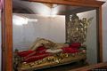 Milis: chiesa di Santa Vittoria: la lettiga di legno nella quale viene deposto il Cristo