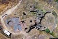 Milis-resti del nuraghe complesso Cobulas: veduta dall’alto