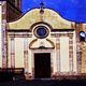 Mogoro: chiesa parrocchiale di San Bernardino da Siena: particolare della facciata