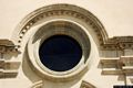 Mogoro: chiesa parrocchiale di San Bernardino da Siena: loculo sopra il portale