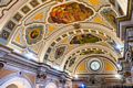 Mogoro: chiesa parrocchiale di San Bernardino da Siena: affreschi sulla volta della navata