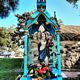 Mogoro-Festa campestre di Santa Maria Cracaxia: la statua della Madonna