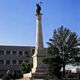 Monserrato: l’obelisco con la statua del redentore
