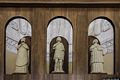Muros: chiesa parrocchiale dedicata ai Santi Gavino, Proto e Gianuario: statue dei tre Martiri