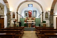 Norbello: chiesa parrocchiale dei Santi Giulitta e Quirico: interno verso il presbiterio