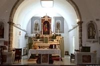 Norbello: chiesa parrocchiale dei Santi Giulitta e Quirico: altare maggiore