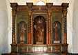 Nule: chiesa dedicata a Santa Maria Bambina: altare ligneo del 1602 nella Cappella di San Paolo