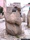 Nuoro-Sculture di Costantino Nivola in piazza Sebastiano Satta