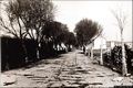 nuragus: vecchia foto della via della Stazione che portava alla Stazione ferroviaria di nuragus