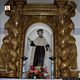 nuragus: chiesa parrocchiale di Santa Maria Maddalena: altare ligneo seicentesco nuragus: chiesa parrocchiale di Santa Maria Maddalena: altare ligneo seicentesco