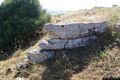 nuragus-resti del nuraghe complesso Valenza: la torre settentrionale