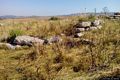 nuragus-resti del nuraghe complesso Valenza: la torre sud orientale