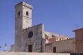 Nuraminis-La chiesa parrocchiale di San Pietro Apostolo: veduta d’insieme
