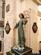 Nuraminis: villanova: Santa Barbara nella chiesa di San Vito