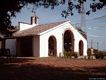Nuraminis-La chiesa campestre di San Lussorio: veduta da sinistra