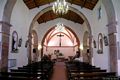 Ollastra: chiesa parrocchiale di San Sebastiano interno verso il presbiterio