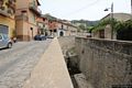 Olzai-Rio Bisine che scorre nel centro lungo la via Guglielmo Marconi
