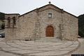 Olzai: chiesa di Santa Barbara: facciata