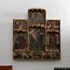 Orani: chiesa parrocchiale di Sant’Andrea Apostolo: il prezioso retablo Polittico datato alla fine del sedicesimo secolo