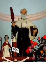 Orani: chiesa di Sant’Elia Profeta: simulacro del Santo